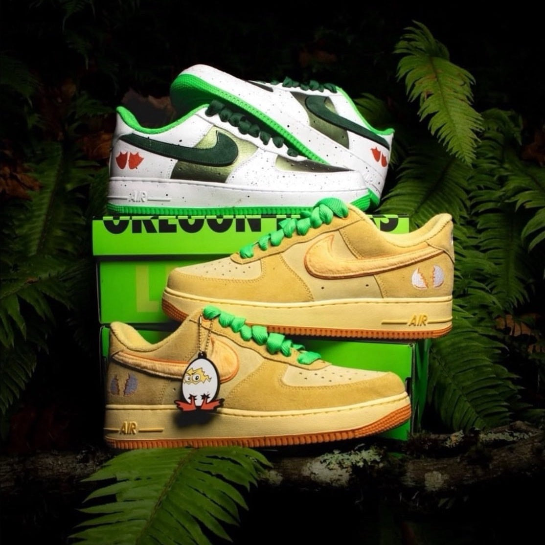 Nike Air Force 1 DOAF Oregon "Duck or Egg" DÚO