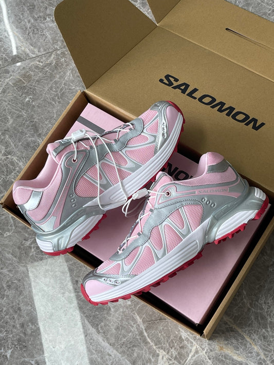 Salomon Pink White