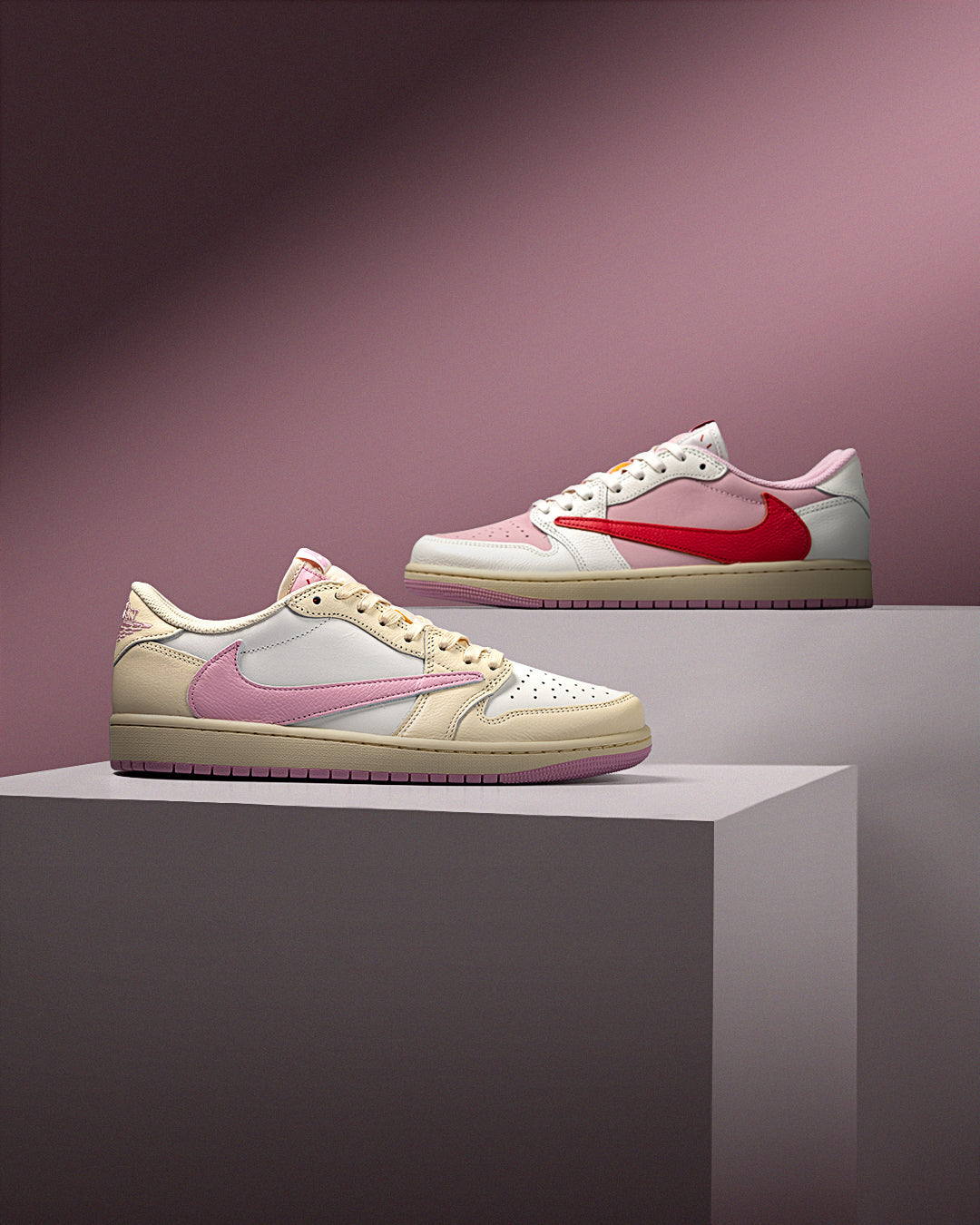 Travis Scott x Air Jordan 1 Low SP “Pink Pack”